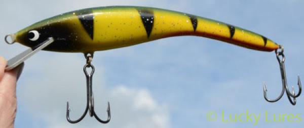 Turus Ukko Original Wobbler, Länge: 20 cm, Farbe: Fire Tiger Blackhead 88R